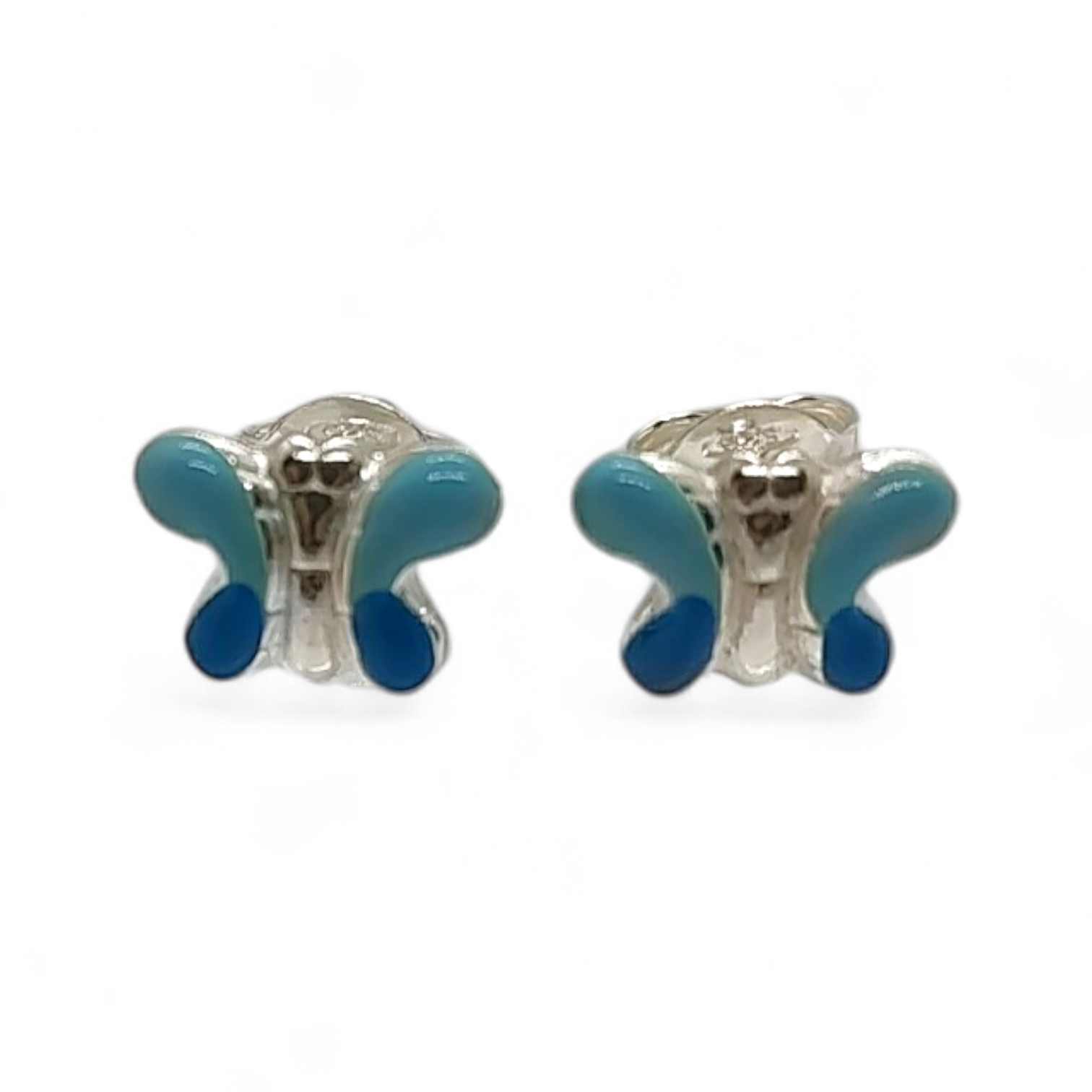 Orecchini Bimba Farfalla smalto  in ARGENTO 925