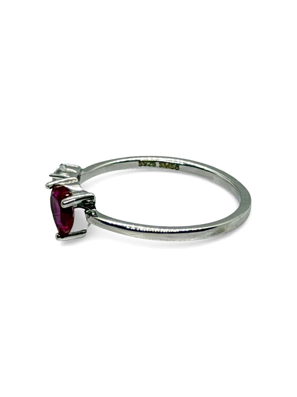 Anello Bilogy Cuore ARGENTO 925 Galvanica Rodio